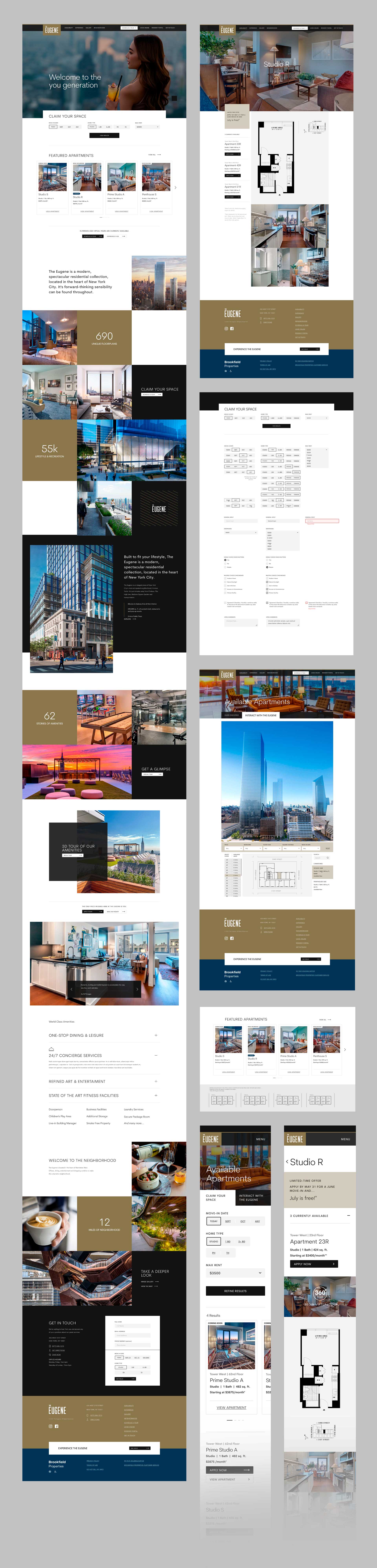 Property page with apartment detail