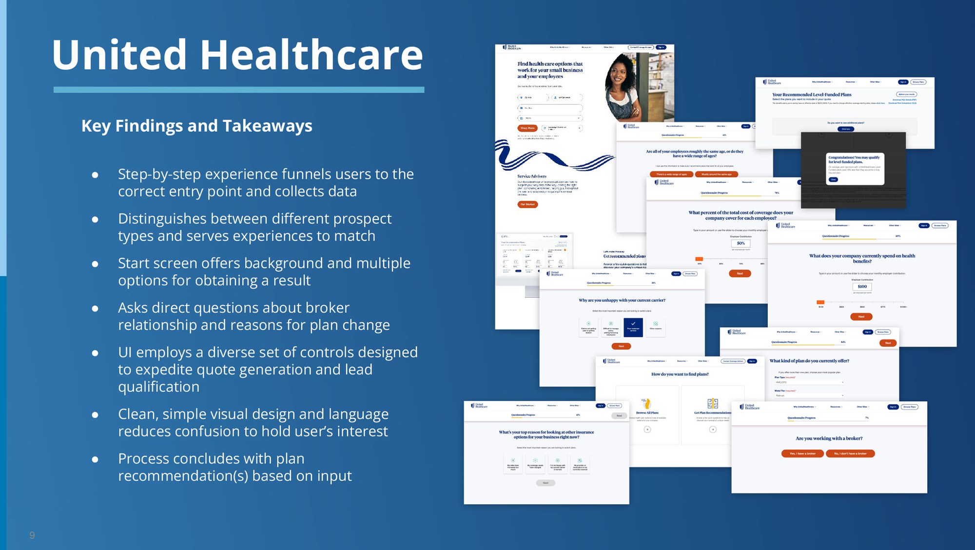 Competitive findings and takeaways