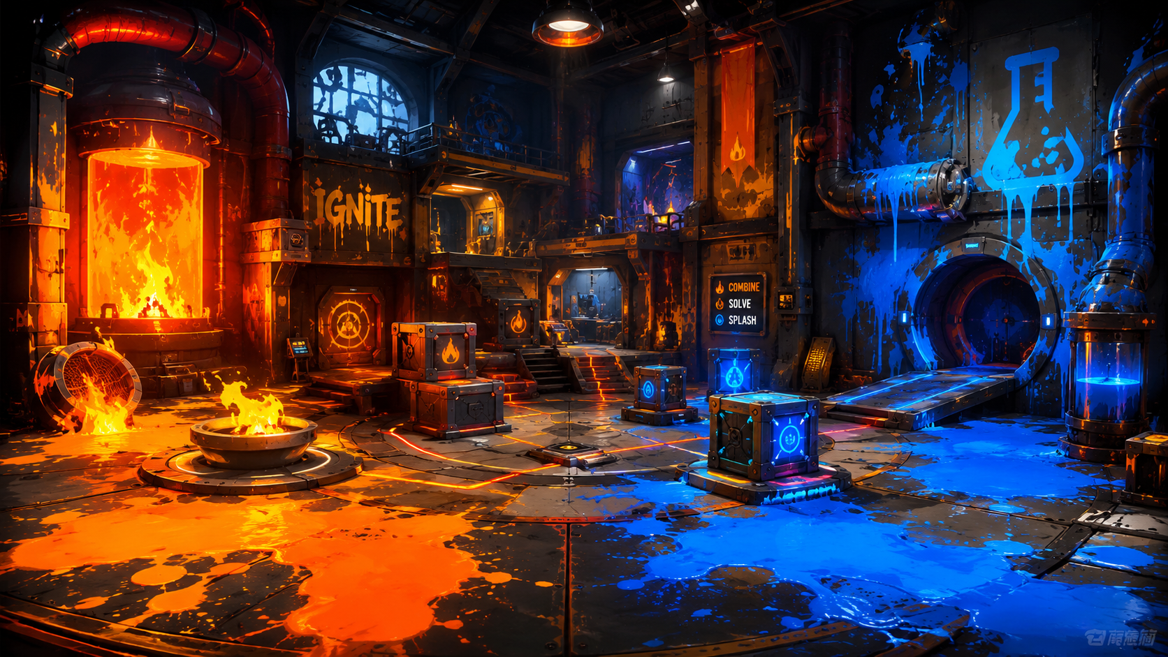 IGNITE AND SPLASH ZONE